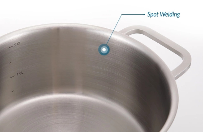 HAPPYCALL Metho Stainless Steel - Zestaw 5 elementowy garnków i patelni ze stali nierdzewnej